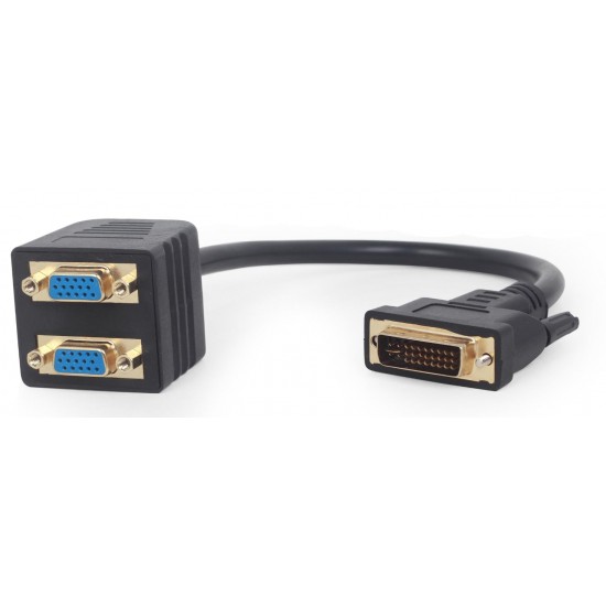 ΔΙΑΚΛΑΔΩΤΗΣ DVI-I ΣΕ 2 VGA  0.2 m