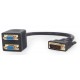 ΔΙΑΚΛΑΔΩΤΗΣ DVI-I ΣΕ 2 VGA  0.2 m