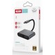 XO HUB001 4 IN 1 TYPEC TO HDMI/VGA/USB3.0/PD CHARGING