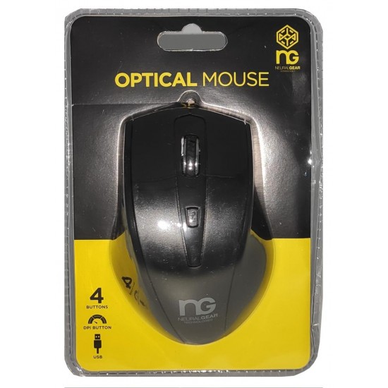 NG ΠΟΝΤΙΚΙ NG-MUS-4B-02 USB ΜΑΥΡΟ