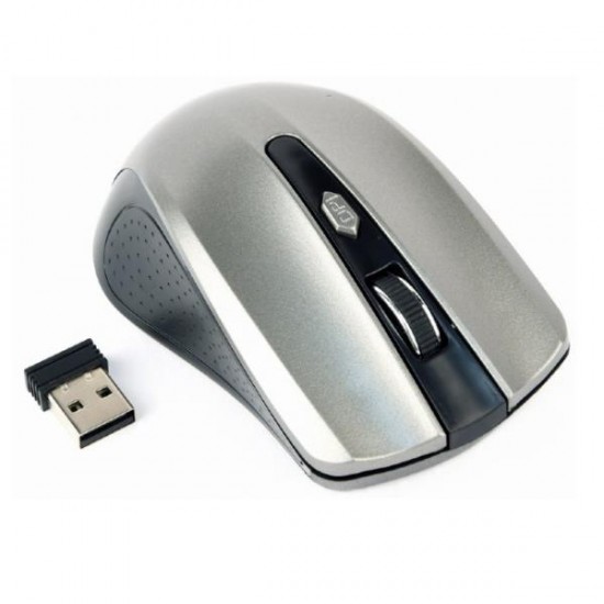 GEMBIRD ΑΣΥΡΜΑΤΟ ΠΟΝΤΙΚΙ, MUSW-4B-04-BG , ΑΣΗΜΙ/ΜΑΥΡΟ