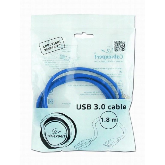 GEMBIRD CABLU Αντάπτορας USB3.0 AM σε Micro BM 1.8M