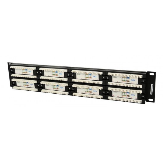 GEMBIRD PATCH PANEL CAT6, 48 ΘΕΣΕΩΝ