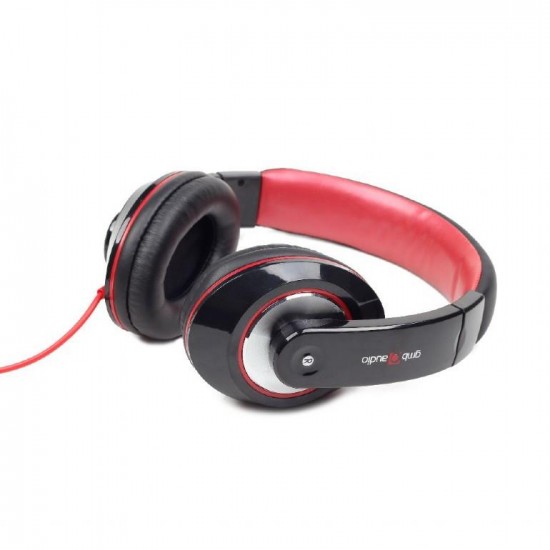 GEMBIRD HEADSET BOSTON ΜΑΥΡΟ ΜΕ ΚΟΚΚΙΝΟ MHS-BOS