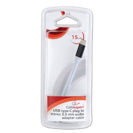 CABLEXPERT ΚΑΛΩΔΙΟ TYPE-C ΣΕ 3.5mm STEREO+POWER ΜΑΥΡΟ