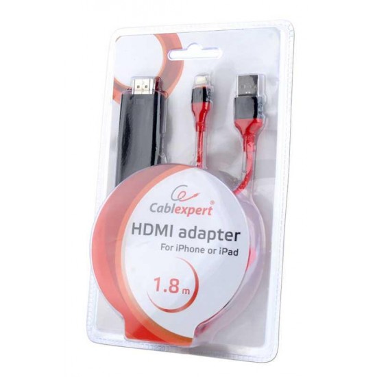 CABLEXPERT ΚΑΛΩΔΙΟ MHL HDMI ΓΙΑ APPLE ΣΥΣΚΕΥΕΣ , 1.8m