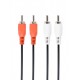 CABLEXPERT ΚΑΛΩΔΙΟ ΗΧΟΥ RCA x 2 TO RCA x 2 , 1.8m