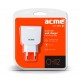 ACME ΦΟΡΤΙΣΤΗΣ ΤΑΞΙΔΙΟΥ 2USB 2.1A ΛΕΥΚΟ 2 ΘΕΣΕΩΝ
