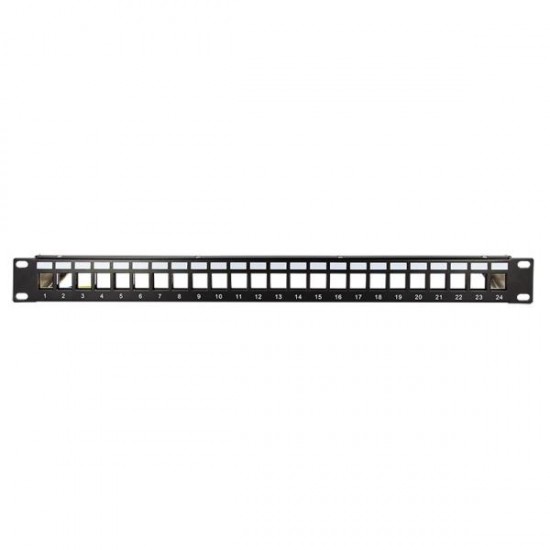 LOGILINK NK4058, KEYSTONE PATCH PANEL, 24 ΘΕΣΕΙΣ, 1U