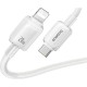 BASEUS CRYSTAL, ΚΑΛΩΔΙΟ ΓΡΗΓΟΡΗΣ ΦΟΡΤΙΣΗΣ, TYPE-C ΣΕ LIGHTNING, 20W, 1m, ΛΕΥΚΟ