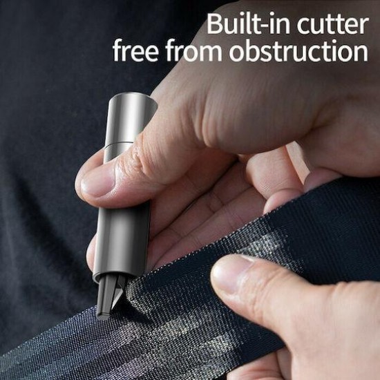BASEUS SHARP TOOL, ΣΦΥΡΙ ΑΣΦΑΛΕΙΑΣ, ΓΙΑ ΣΠΑΣΙΜΟ ΠΑΡΑΘΥΡΟΥ, ΓΙΑ ΚΟΨΙΜΟ ΖΩΝΗΣ ΑΣΦΑΛΕΙΑΣ, ΜΑΥΡΟ