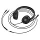 HOCO W112 PURE, HEADPHONES, ΜΑΥΡΟ