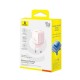 BASEUS PICOGO GAN, ΦΟΡΤΙΣΤΗΣ ΓΡΗΓΟΡΗΣ ΦΟΡΤΙΣΗΣ, ΘΥΡA TYPE-C, 45W, ΡΟΖ