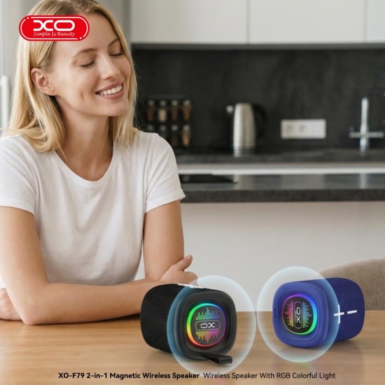 XO F79, ΗΧΕΙΟ BLUETOOTH, 2x5W, IPX5, ΜΑΥΡΟ