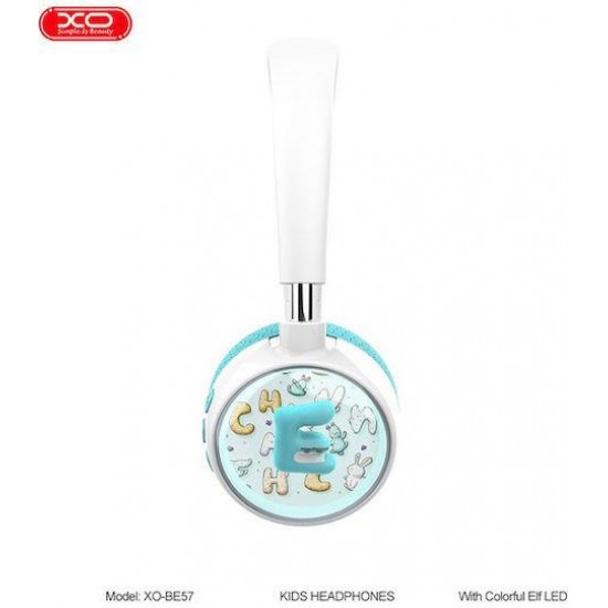 XO BE57, ΑΣΥΡΜΑΤΑ ΠΑΙΔΙΚΑ HEADPHONES, ΜΠΛΕ