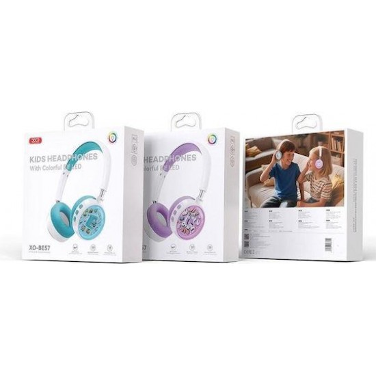XO BE57, ΑΣΥΡΜΑΤΑ ΠΑΙΔΙΚΑ HEADPHONES, ΜΠΛΕ