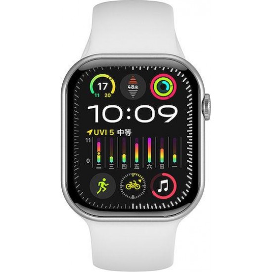 XO W11 PRO, SPORT SMART WATCH, 11th GENERATION, AMOLED ΟΘΟΝΗ, 2.07in, ΑΣΗΜΙ