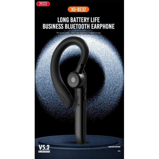 XO BE32 ΑΚΟΥΣΤΙΚΟ BLUETOOTH, ENC, ΜΑΥΡΟ