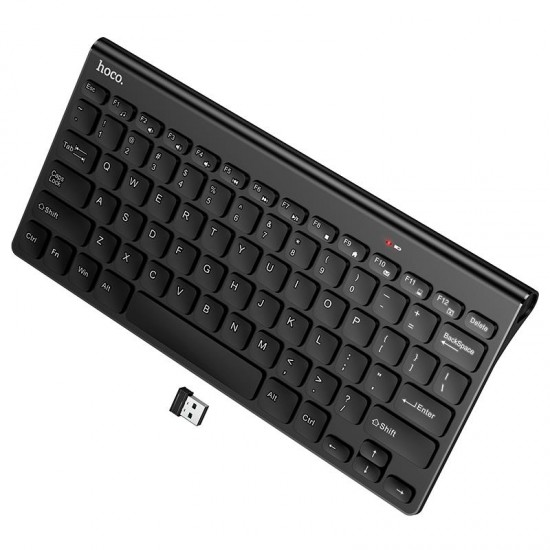HOCO GM70 DRAGON 2.4G WIRELESS MINI ΠΛΗΚΤΡΟΛΟΓΙΟ, ΜΑΥΡΟ