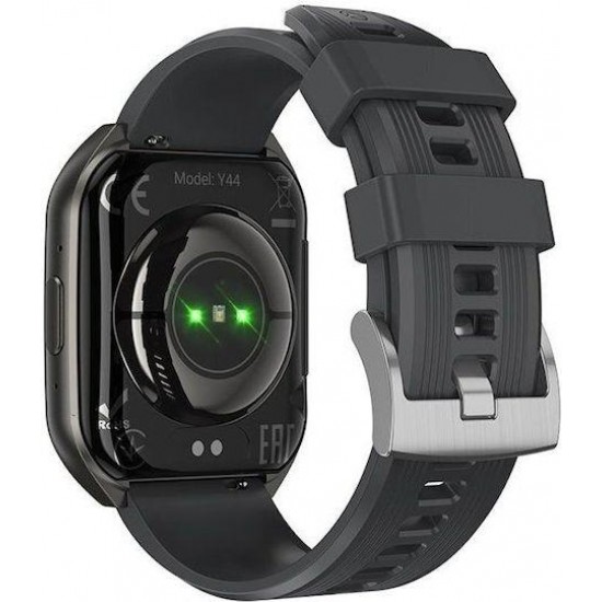 HOCO Y44 SMARTWATCH, 1.83 ΙΝΤΣΕΣ, BLUETOOTH 5.3, 1000MAH, ΜΑΥΡΟ