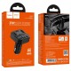 HOCO E87 DELTA CAR BLUETOOTH FM TRANSMITTER, 35W, ΜΑΥΡΟ