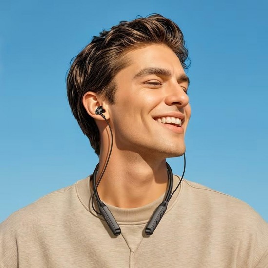 HOCO ES74 REFINADO BLUETOOTH ΑΚΟΥΣΤΙΚΑ, ΜΑΥΡΟ