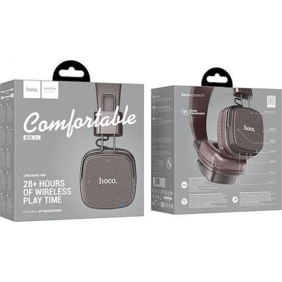 HOCO W56 EARL BT BLUETOOTH ΑΚΟΥΣΤΙΚΑ, ΚΑΦΕ