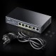 CUDY FS1006P 4+2Port 10/100M PoE+ SWITCH, 60W