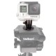 Sports Camera Mount with GoPro Tripod Mount - Black