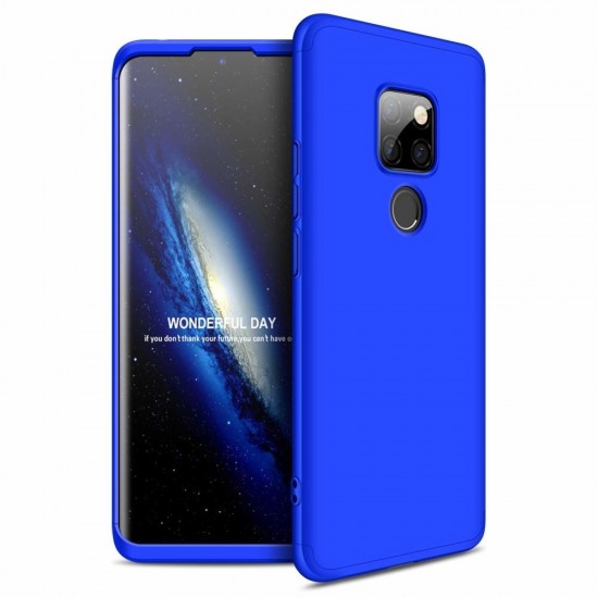 GKK 360 Protection Case Front and Back Case Full Body Cover Huawei Mate 20 blue