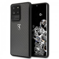 Ferrari Carbon Heritage Case for Samsung Galaxy S20 Ultra - Black