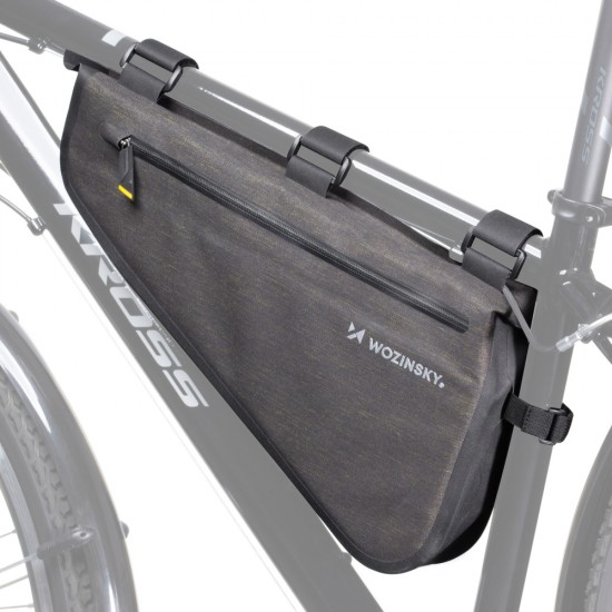 Wozinsky Bicycle Frame Bag 3.5L Gray (WBB15BK)