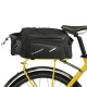Wozinsky Bike Pannier Rack Bag with Shoulder Strap 9L (Rain Cover Included) Black (WBB22BK)