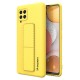 Wozinsky Kickstand Case silicone case with stand Samsung Galaxy A42 5G yellow