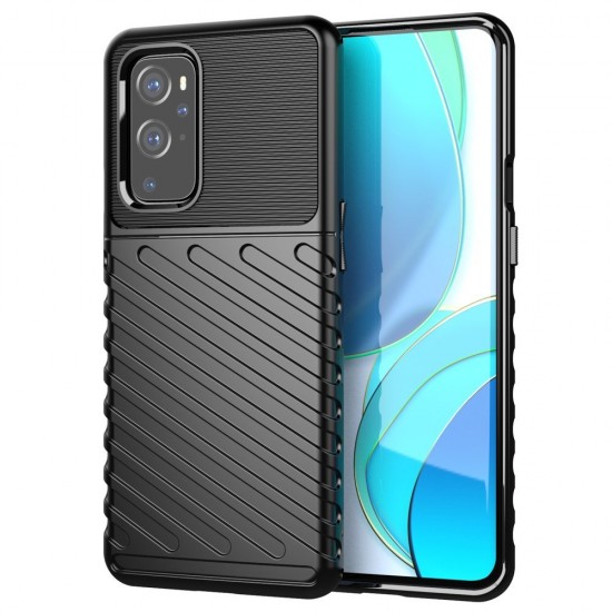 Thunder Case Flexible Tough Rugged Cover TPU Case for OnePlus 9 Pro black