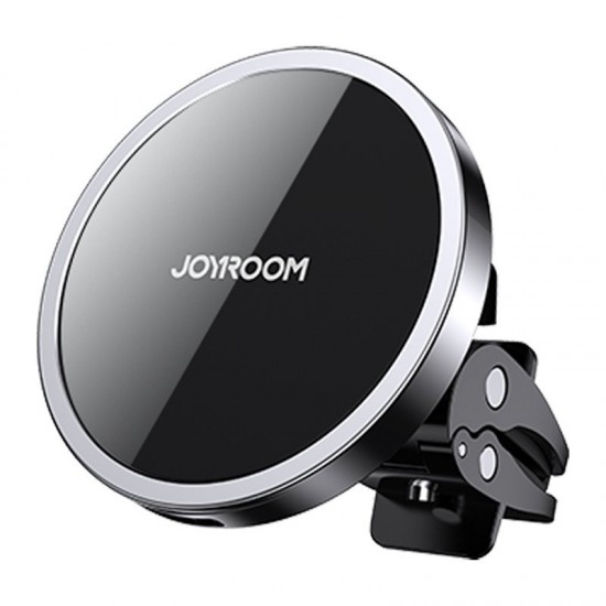 Joyroom Car Magnetic Holder Qi Wireless Inductive Charger 15W (MagSafe Compatible for iPhone) Black (JR-ZS240)