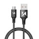 Wozinsky cable USB - microUSB 2,4A 1m black (WUC-M1B)