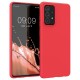 Silicone Case Soft Flexible Rubber Cover for Samsung Galaxy A22 4G red
