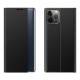 Sleep Case Bookcase Type Case with Smart Window for iPhone 13 Pro Max black