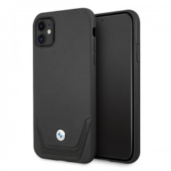 BMW Leather Perforate Case for iPhone 11 / Xr - Black