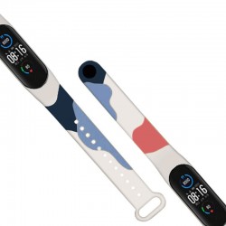 Strap Moro band for Xiaomi Mi Band 5 / 6 silicone strap bracelet watch pattern 10