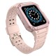 Protect Strap Band for Apple Watch 42/44/45mm Armored Case Strap - Pink