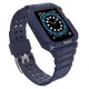 Protect Strap Band for Apple Watch 42/44/45mm Armored Case Strap - Blue
