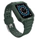 Protect Strap Band for Apple Watch 42/44/45mm Armored Case Strap - Green