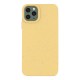 Eco Case Case for iPhone 11 Pro Max Silicone Cover Phone Cover Yellow