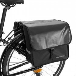 Wozinsky Double Bike Pannier for Trunk 28L Black (WBB34BK)