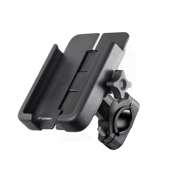 Wozinsky metal bicycle phone holder, scooters black (WBHBK3)