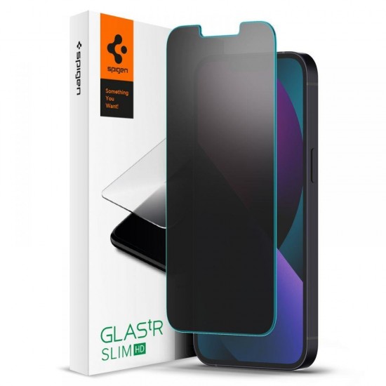 Spigen Glas.tR Slim Privacy Tempered Glass for iPhone 13 / 13 Pro / 14 / 16e / 17e