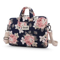 Canvaslife Briefcase Laptop Bag 15-16'' - Navy Blue/Pink