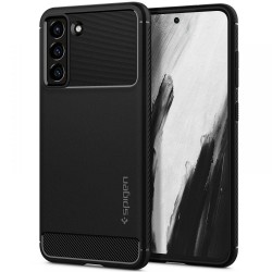 Spigen Rugged Armor Case for Samsung Galaxy S21 FE - Matte Black